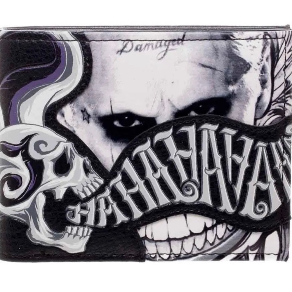 DC COMICS SUICIDE SQUAD BI-FOLD WALLET & KEYCHAIN
